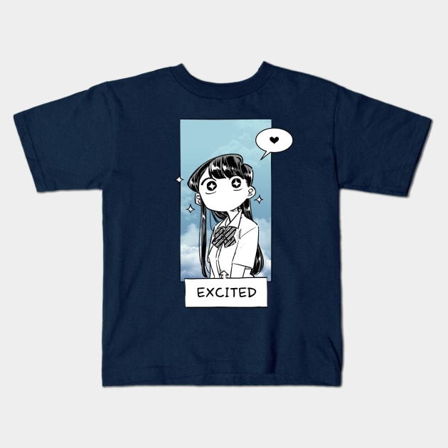 Komi Can't Communicate Kids T-Shirt by SirTeealot